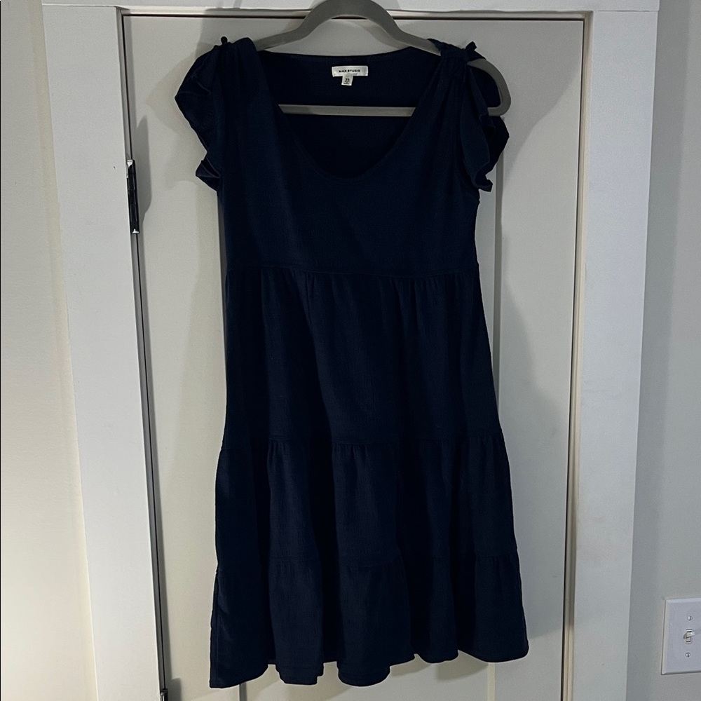 Max Studio Navy Mini Dress